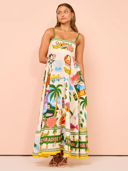 MAXI VESTIDO PARADISE INSIDE