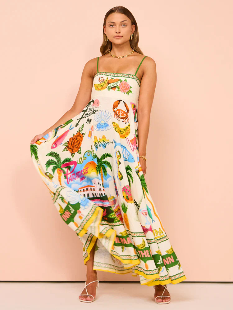 MAXI VESTIDO PARADISE INSIDE