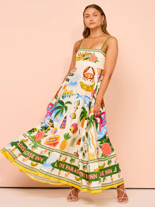 MAXI VESTIDO PARADISE INSIDE